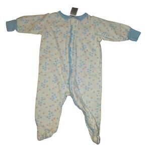 Gerber's Footed Sleeper Size 0-3m Floral 100% Cotton